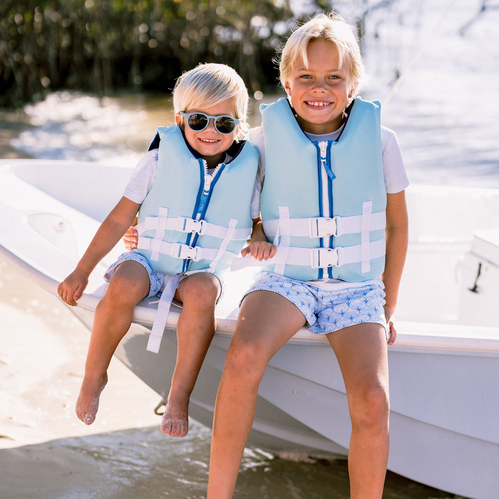 Palm Beach Lately Palm Yacht Preppy Life Jacket for Kids USCG approved PFD Henry Duvall Swimwear