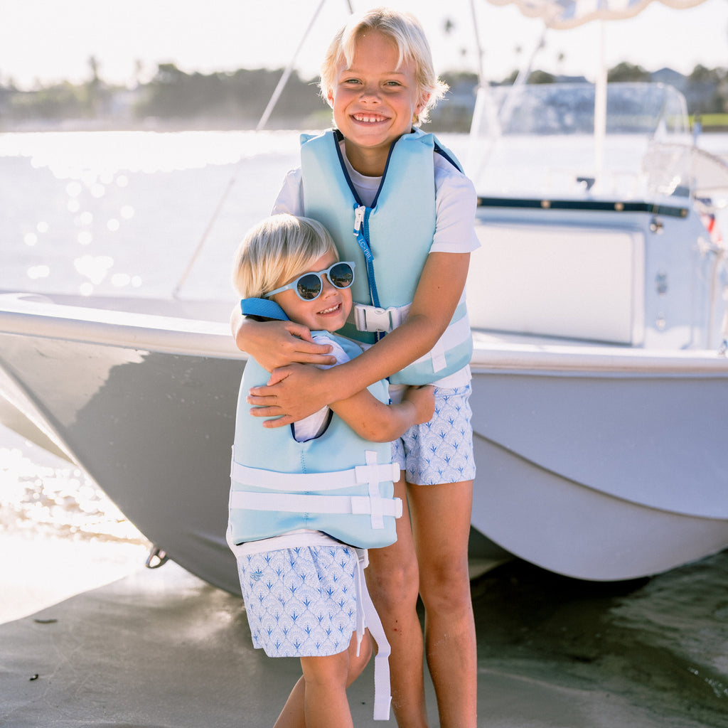 Palm Beach Lately Palm Yacht Preppy Life Jacket for Kids USCG approved PFD Henry Duvall Swimwear