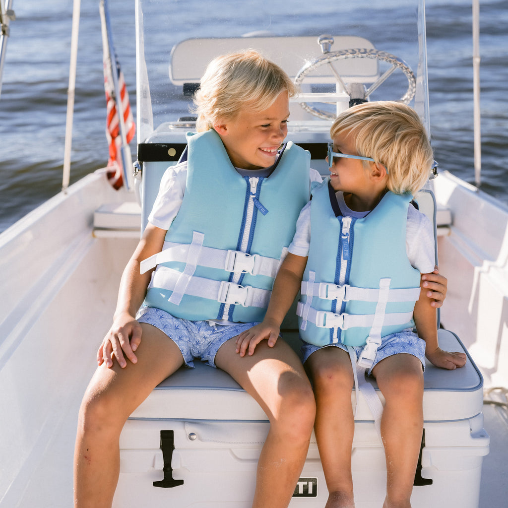 Palm Beach Lately Palm Yacht Preppy Life Jacket for Kids USCG approved PFD Henry Duvall Swimwear