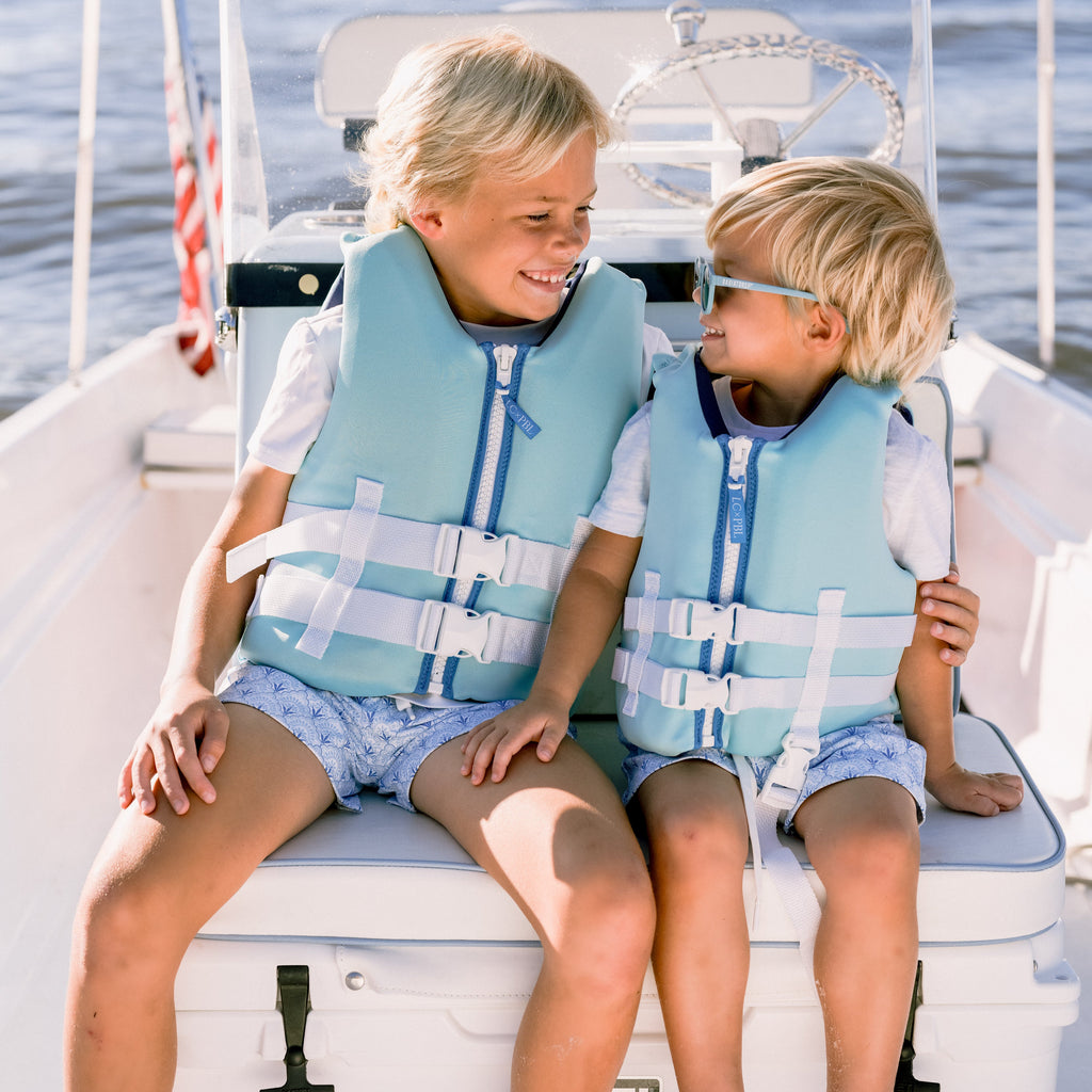 Palm Beach Lately Palm Yacht Preppy Life Jacket for Kids USCG approved PFD Henry Duvall Swimwear