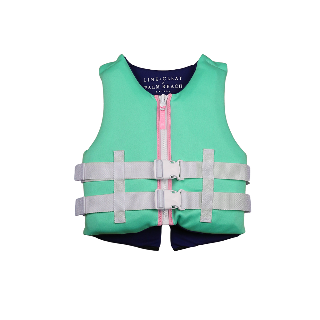 Palm Beach Lately Palm Yacht Preppy Life Jacket for Kids USCG approved PFD Henry Duvall Swimwear