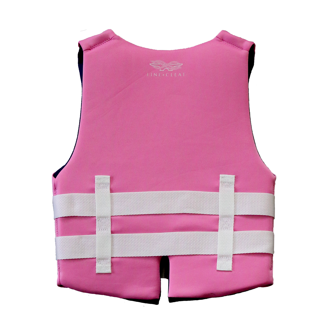 Pink USCG Youth Life Jacket – Line + Cleat